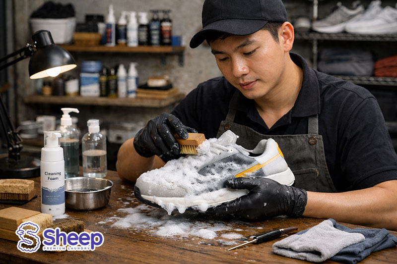 Tiệm giặt giày quận 2